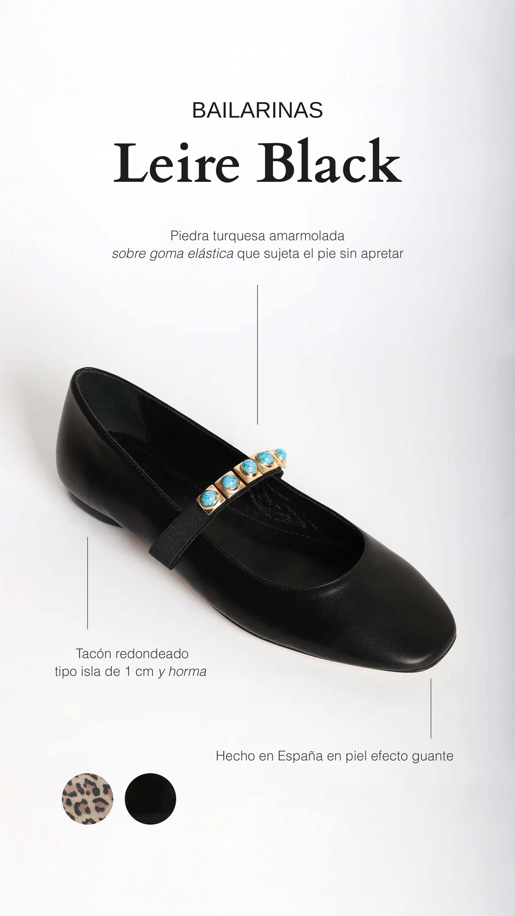 Bailarinas Leire Black - cuchy.es