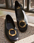 Bailarinas Noa Black oro 24K - cuchy.es