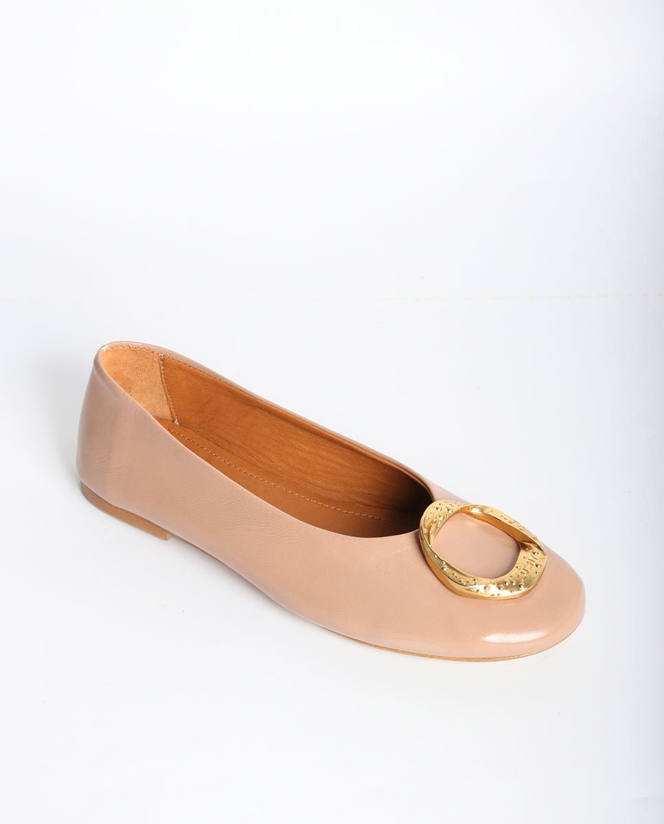 Bailarinas Noa Taupe oro 24K - cuchy.es