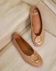 Bailarinas Noa Taupe oro 24K - cuchy.es
