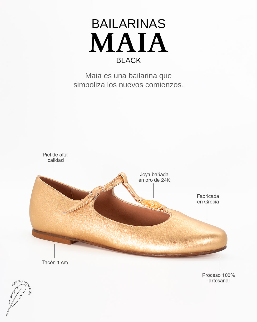 Bailarinas Maia Gold