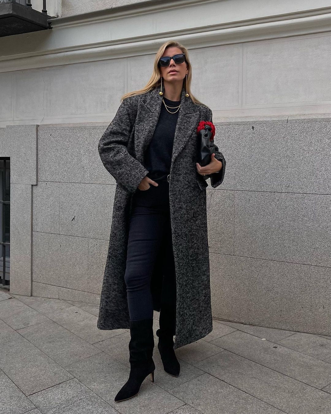 Bea Fernández con Bota Vertice Black de Cuchy