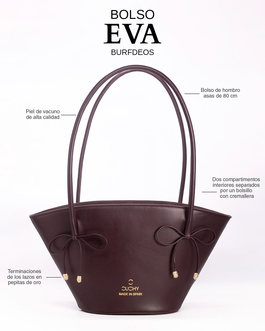 Bolso Eva Burdeos
