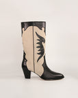 Botas Amelie Black y Beige