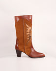 Botas Amelie caramelo y bronze