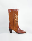 Botas Amelie caramelo y bronze