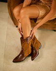 Botas Molly Choco y Caramelo