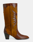 Botas Amelie Camel y Choco