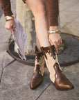 Botas Molly choco & Beige