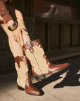 Botas Molly choco & Beige