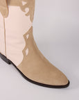 Western leather boot | Molly Arena Nude