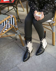 Botas Molly Black y Blanco