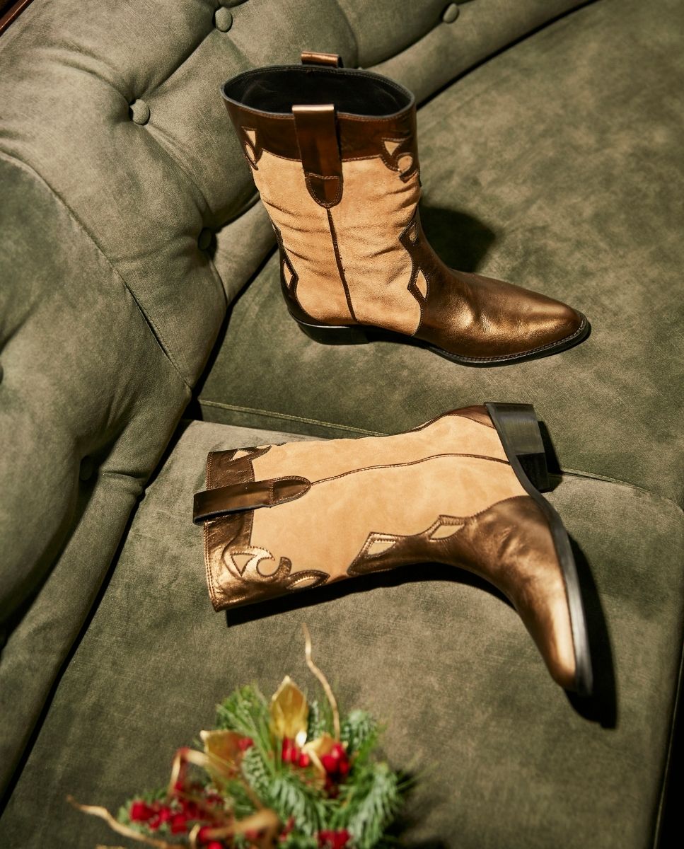 Botas Molly Bronze y avena