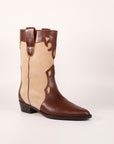 Botas Molly choco & Beige