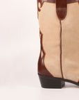 Botas Molly choco & Beige