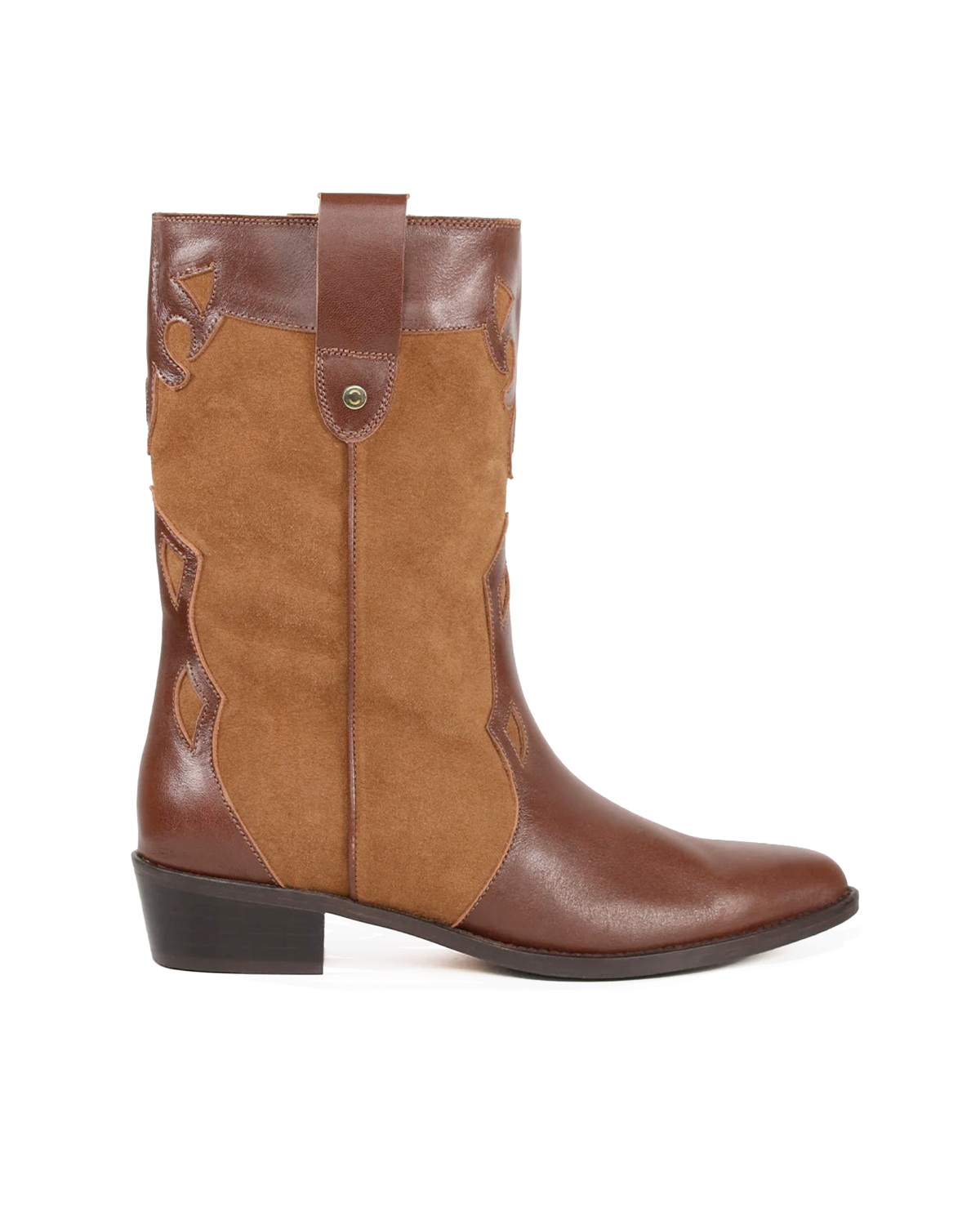 Botas Molly Choco y Caramelo