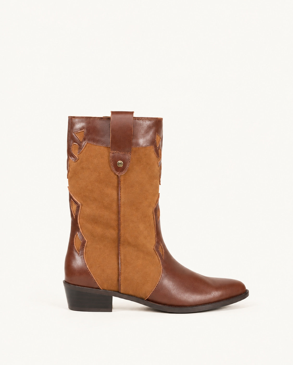 Botas Molly Choco y Caramelo
