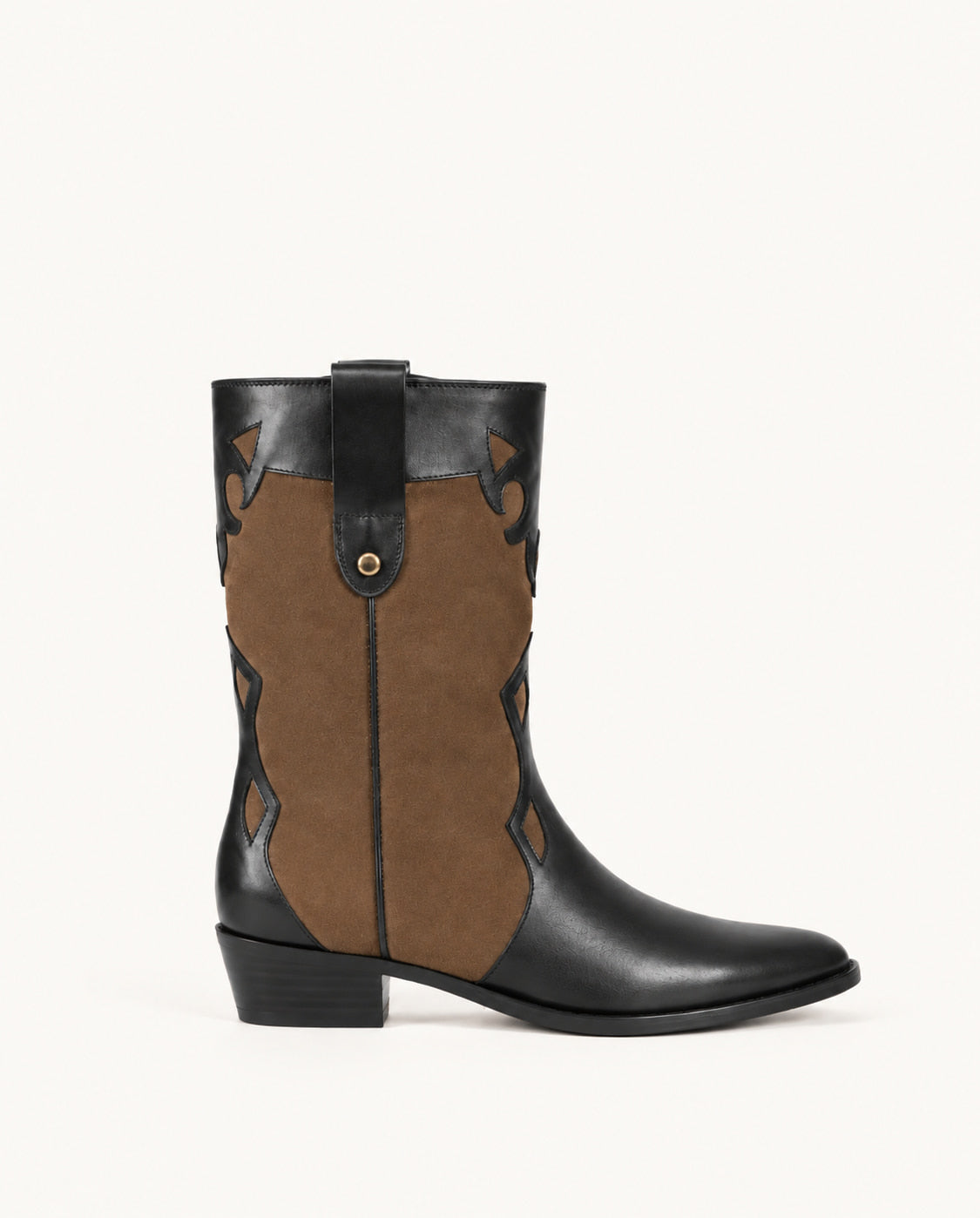 Botas Molly Black y Coñac