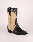 Botas Molly Black y Beige