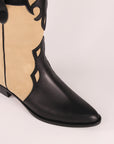 Botas Molly Black y Beige