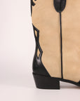 Botas Molly Black y Beige