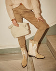 Western leather boot | Molly Arena Nude