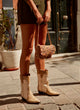 Western leather boot | Molly Arena Nude