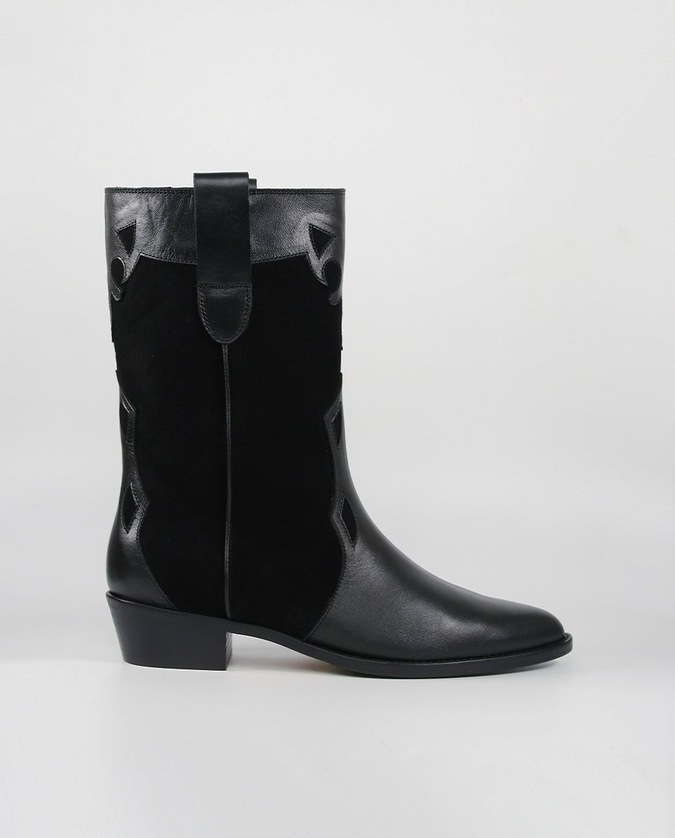 Bota Molly total black - cuchy.es