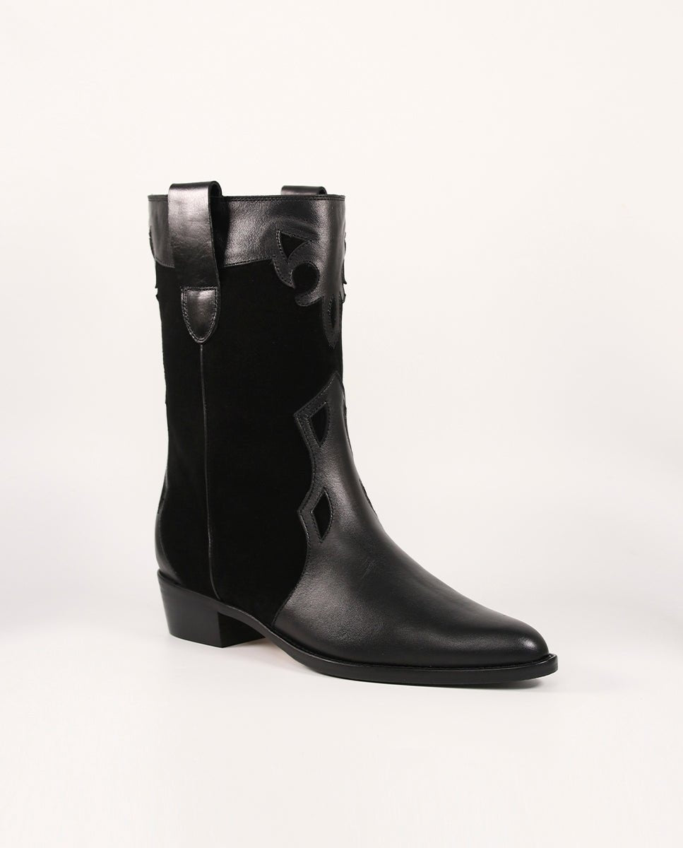 Bota Molly total black - cuchy.es