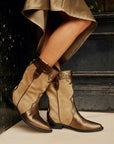 Botas Molly Bronze y avena