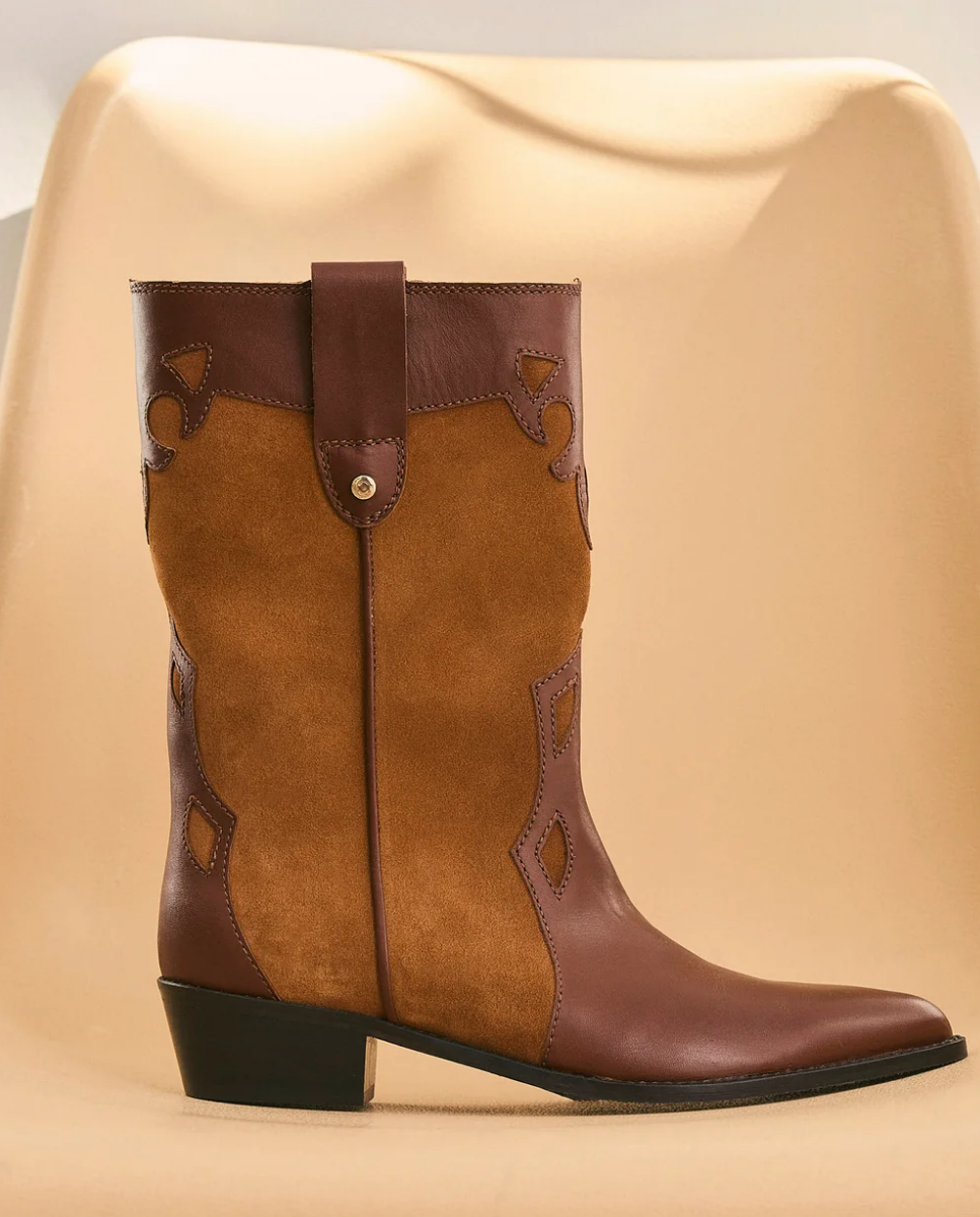 Molly Choco and Caramel Boots