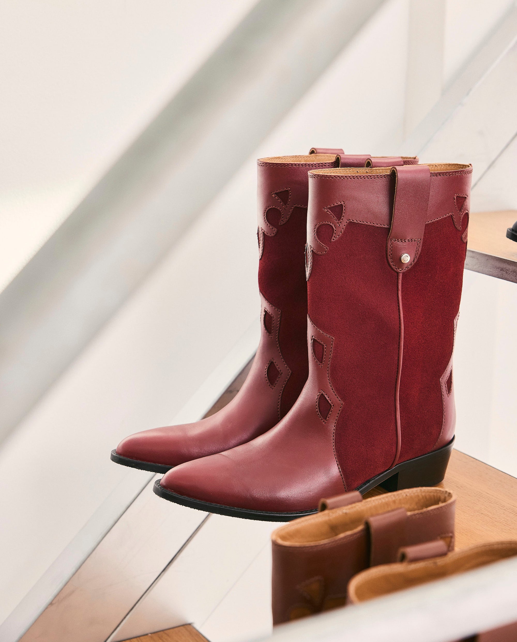 Botas Molly total Burgundy