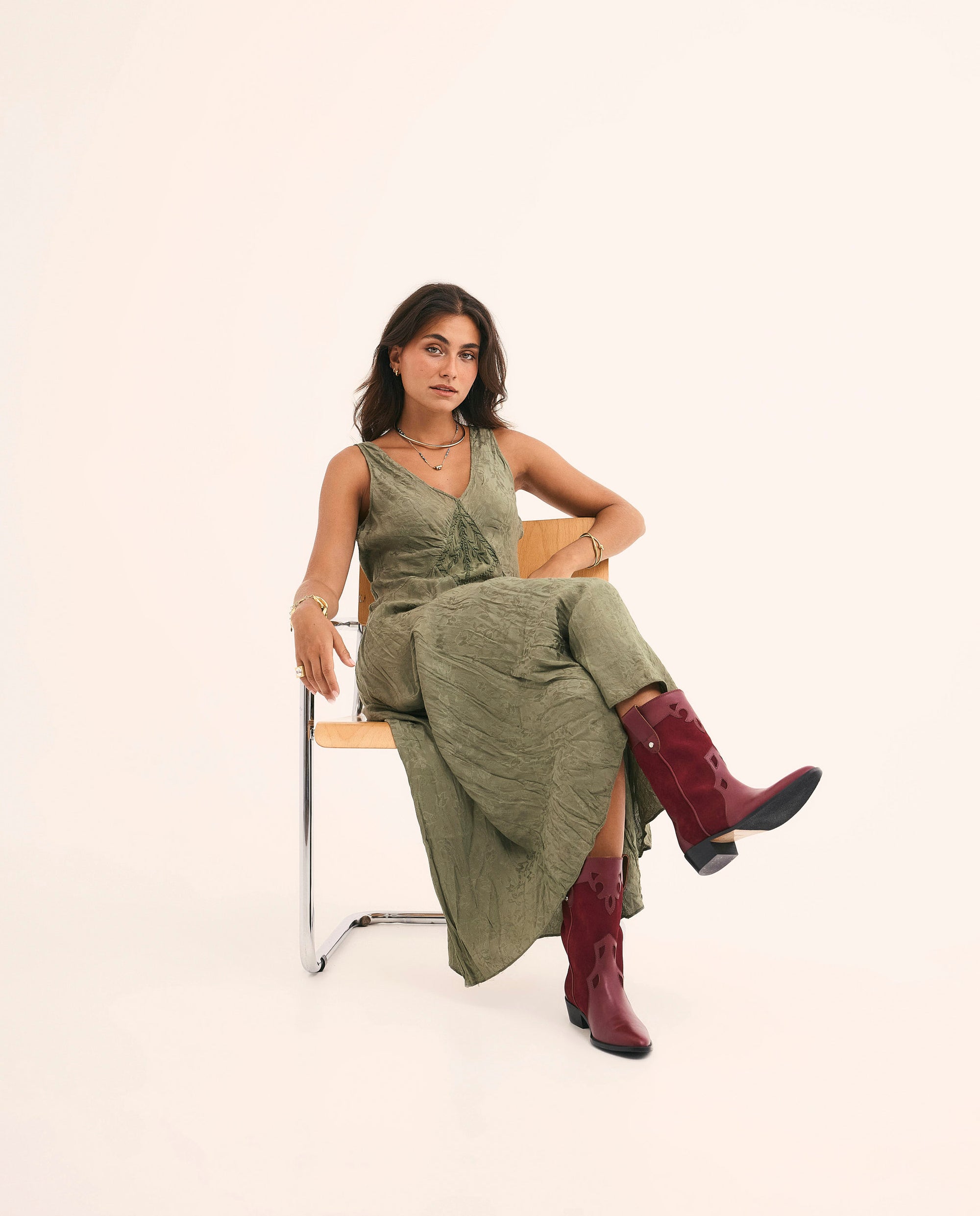 Botas Molly total Burgundy