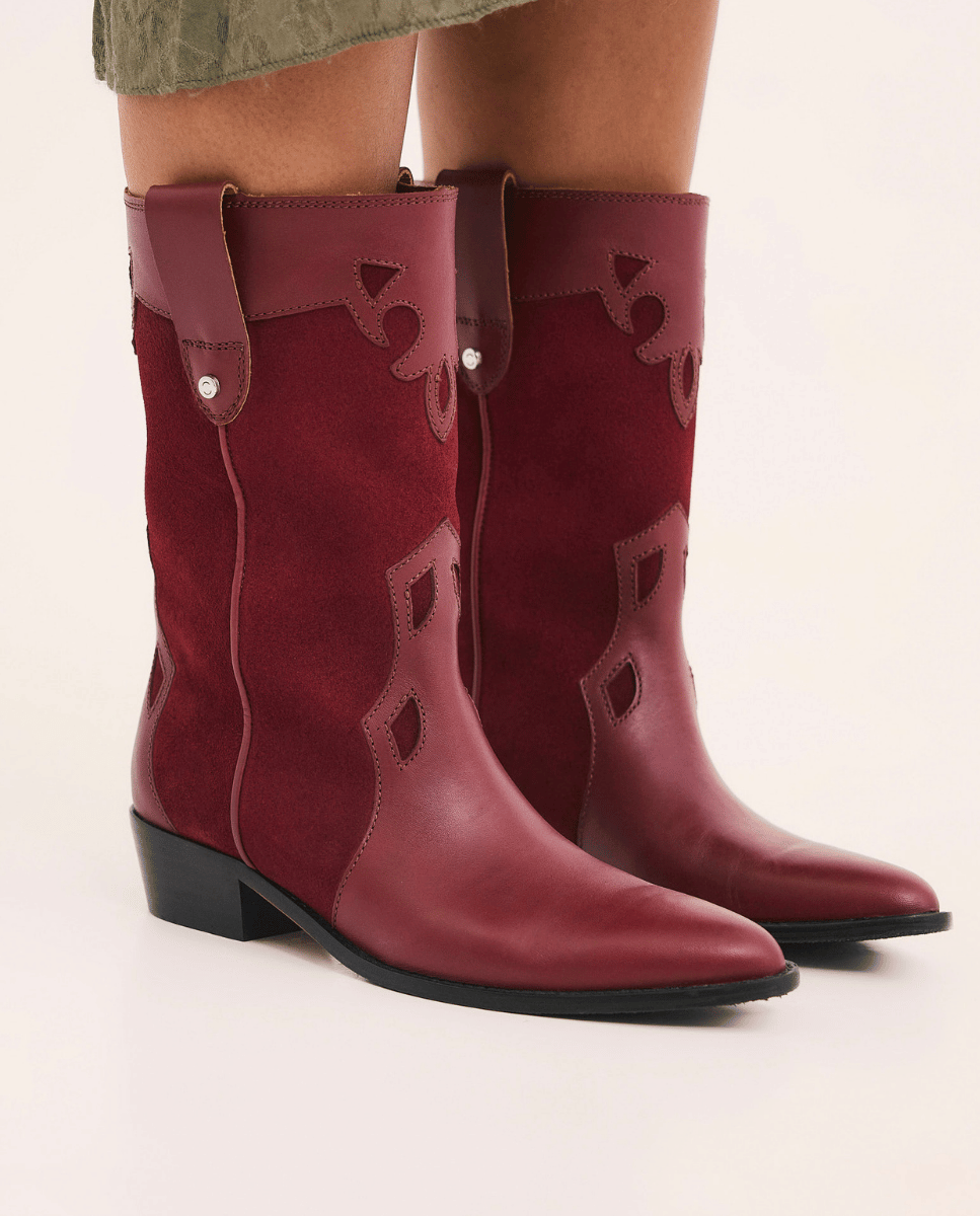 Botas Molly total Burgundy
