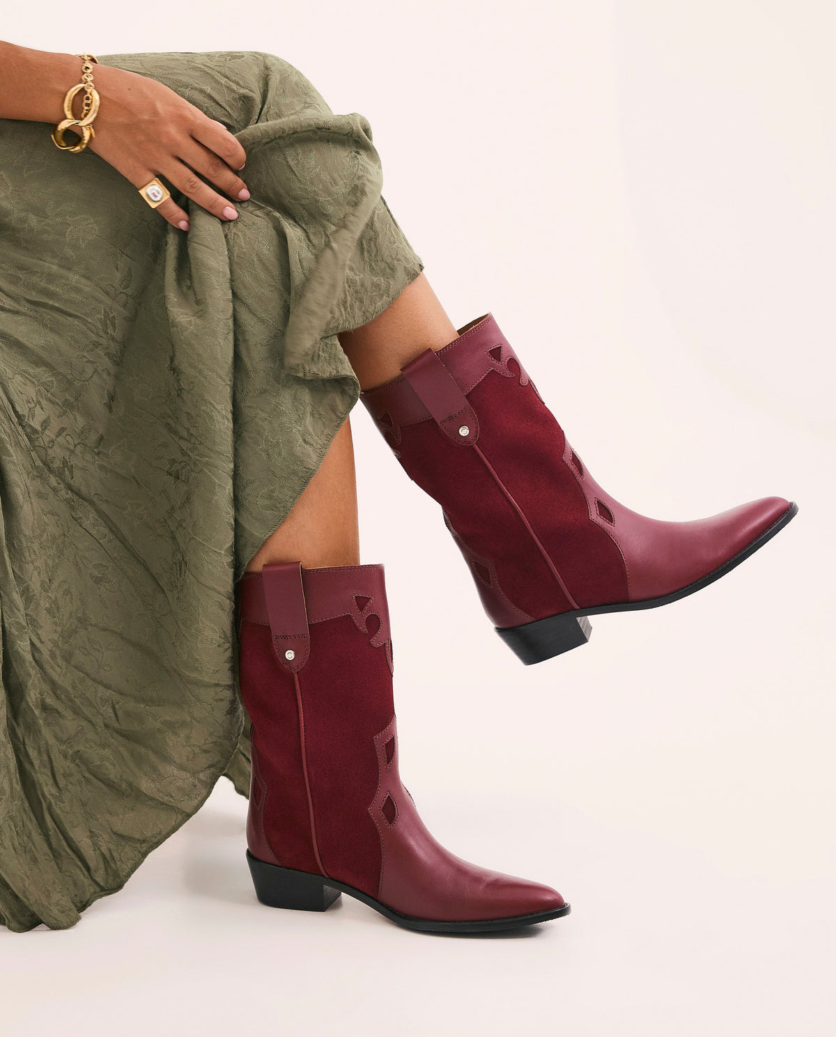 Botas Molly total Burgundy