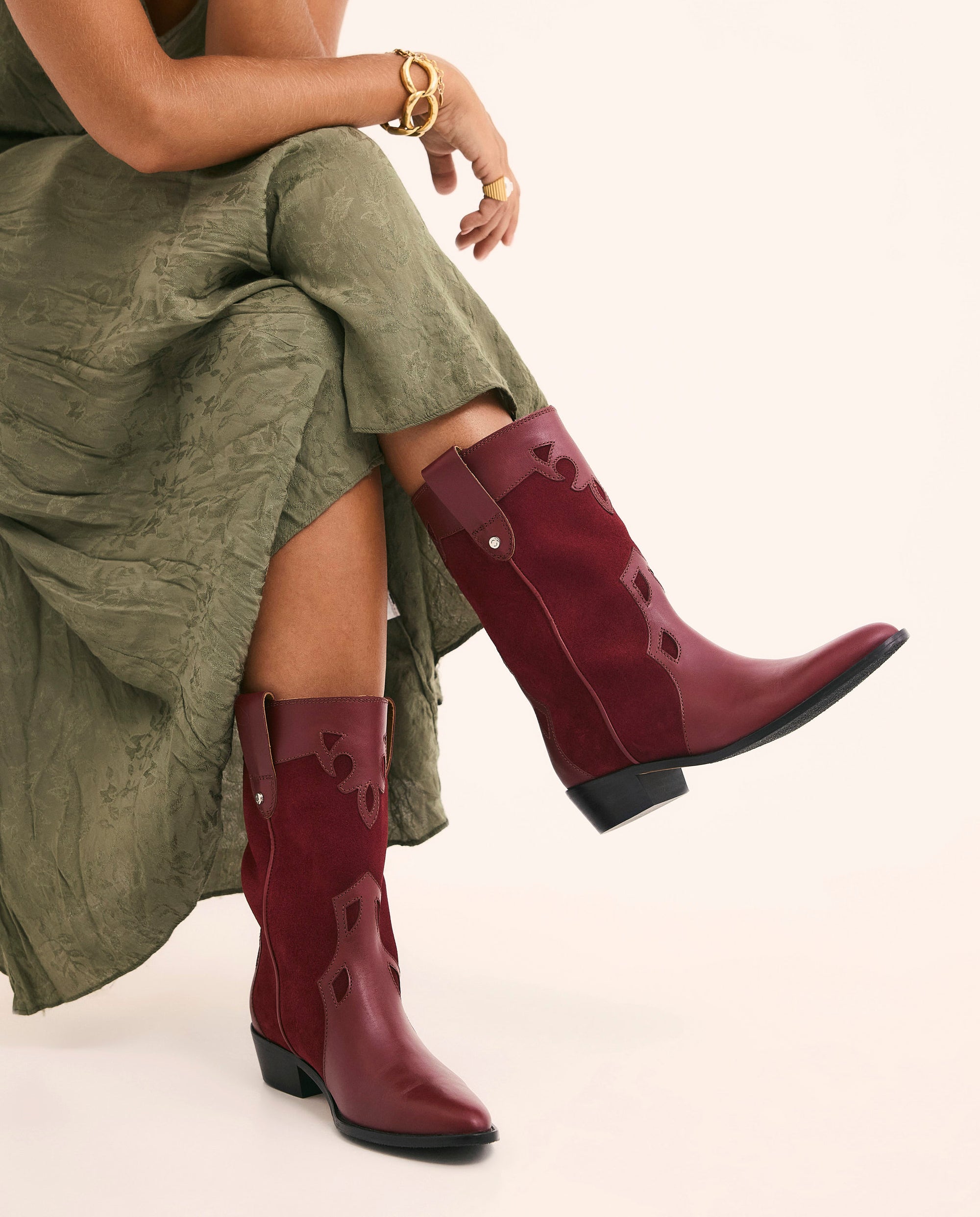 Botas Molly total Burgundy