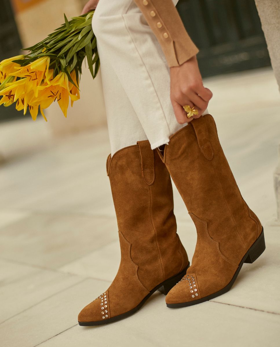 Botas Manuela Camel - cuchy.es