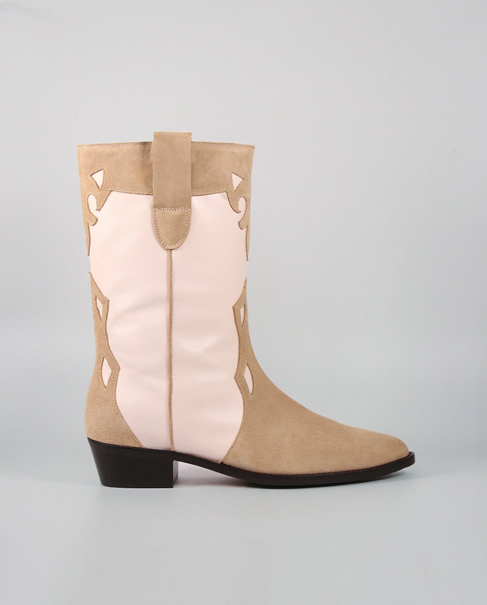 Botas Molly Arena Nude - cuchy.es