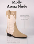 Botas Molly Arena Nude - cuchy.es
