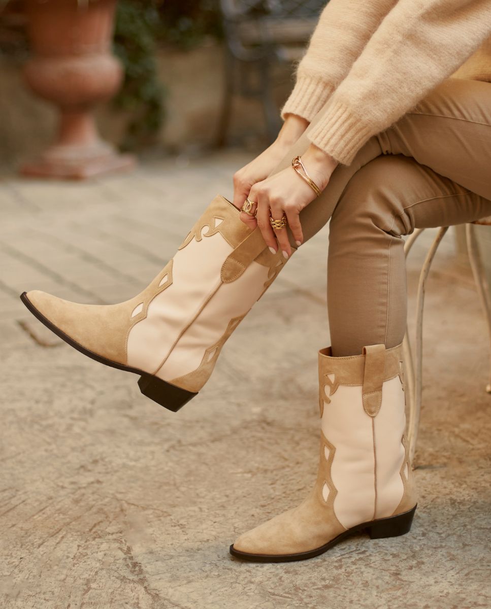 Botas Molly Arena Nude - cuchy.es