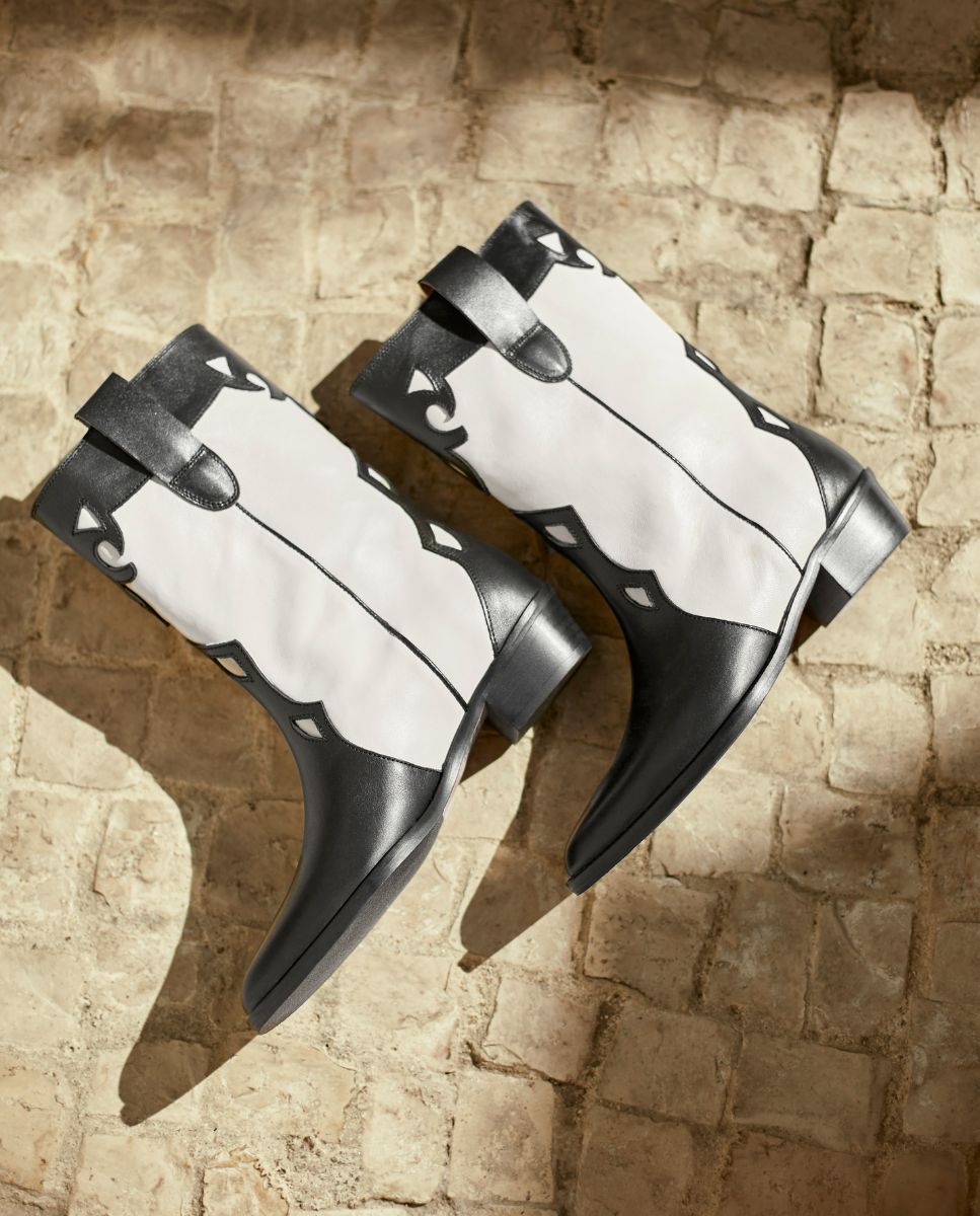 Botas Molly Black y Blanco - cuchy.es