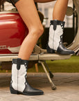 Botas Molly Black y Blanco - cuchy.es