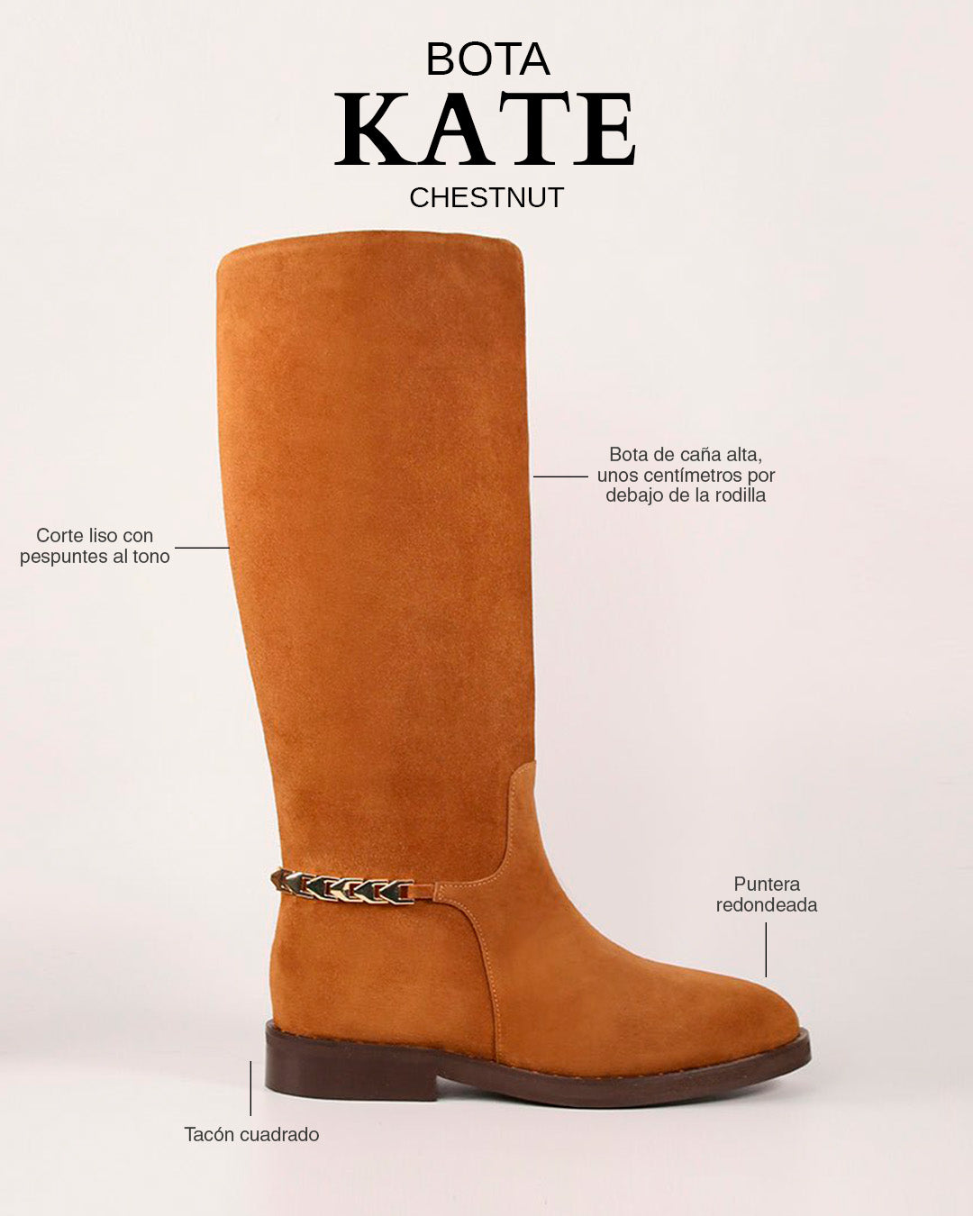Kate Chestnut Boots