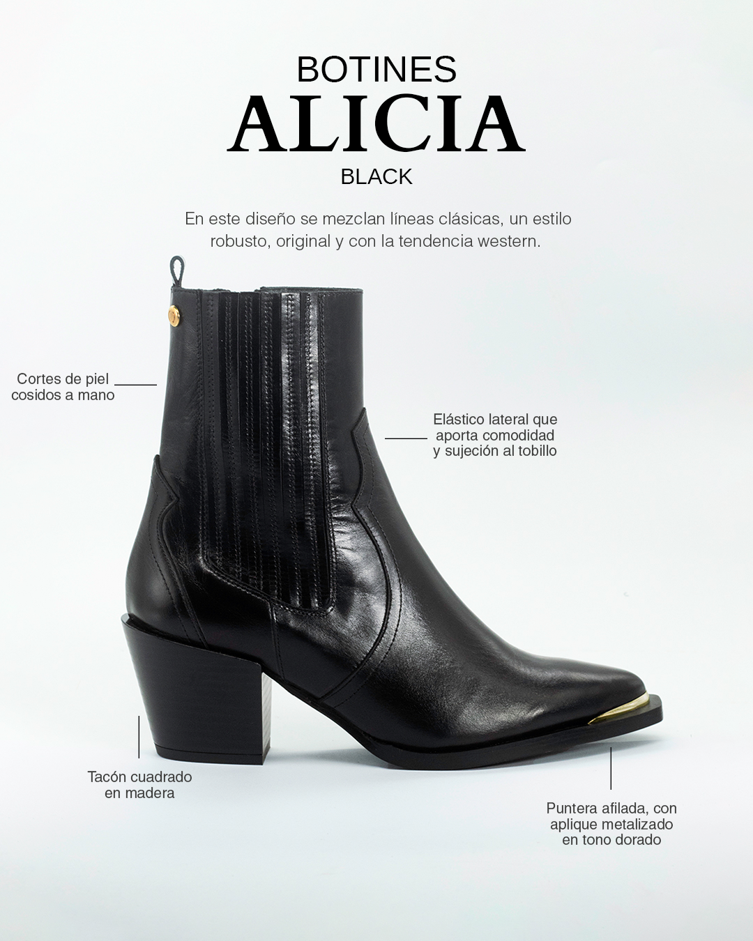 Botines Alicia Black