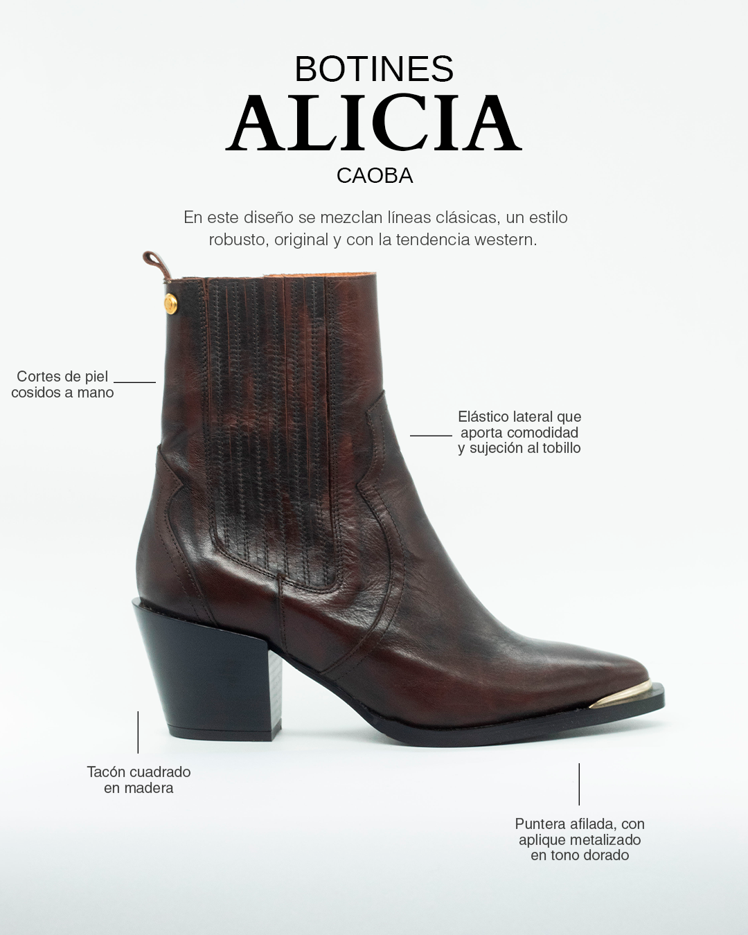 Botines Alicia Caoba