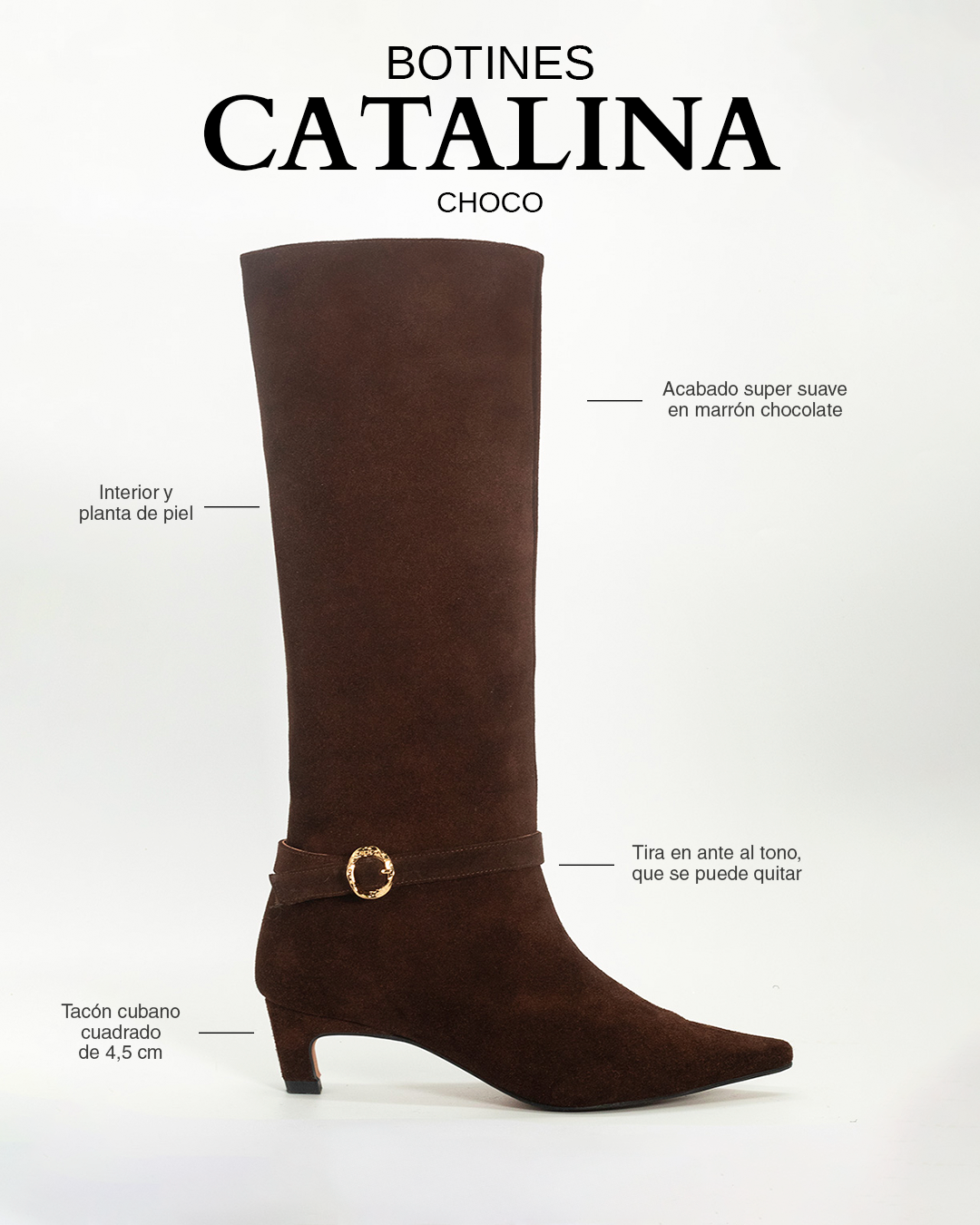 Bota Catalina Choco