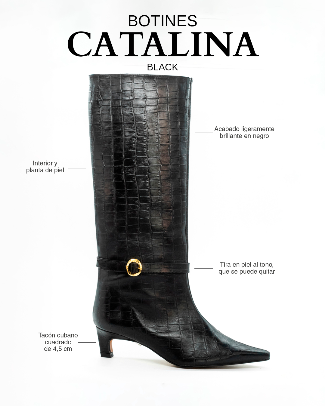 Bota Catalina Black