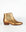 Western leather ankle boot | Silvia Metal Gold