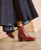 Botines Lia Burdeos