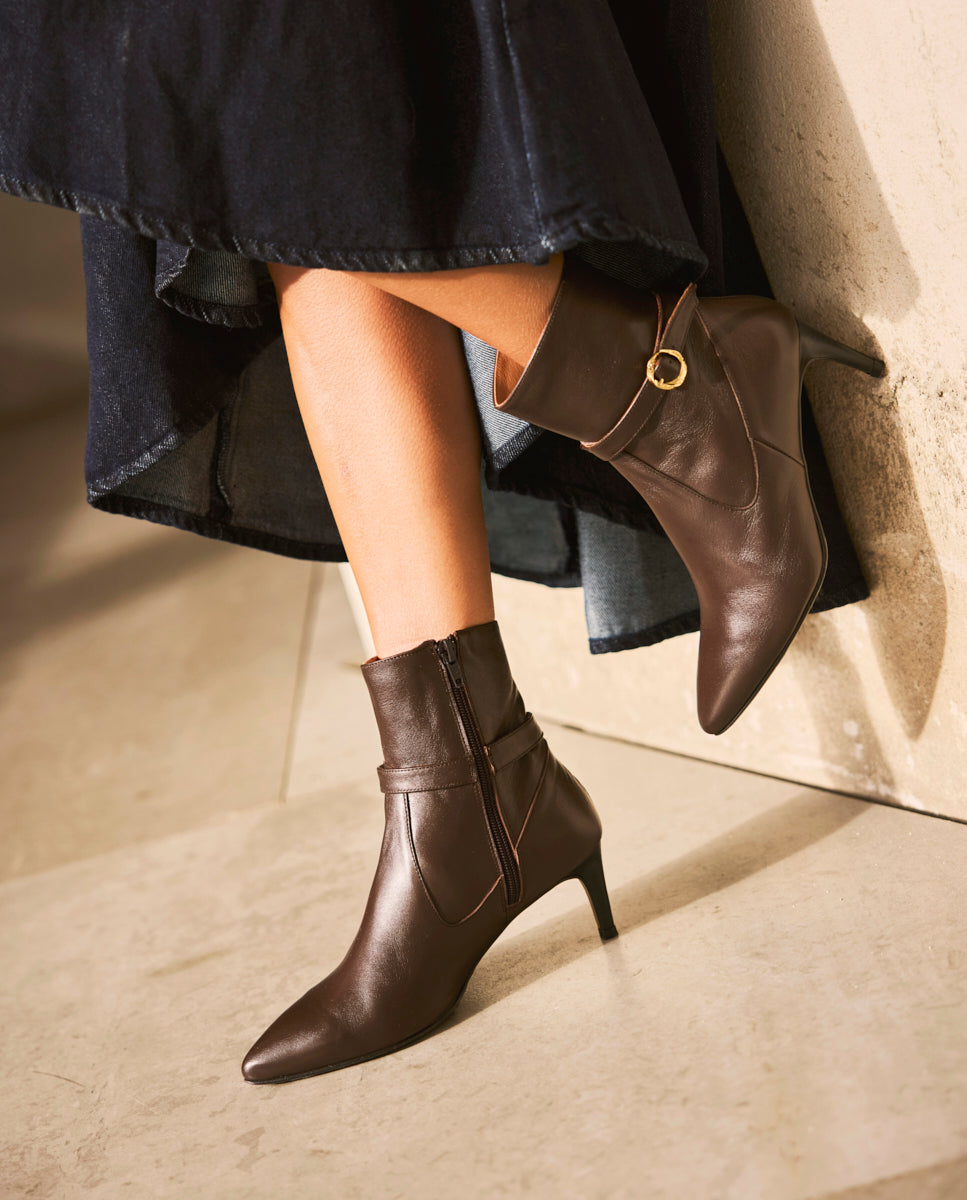 Botines Maddy Choco